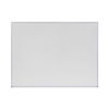 UNV43624 - Melamine Dry Erase Board with Aluminum Frame, 48 x 36, White Surface, Anodized Aluminum Frame