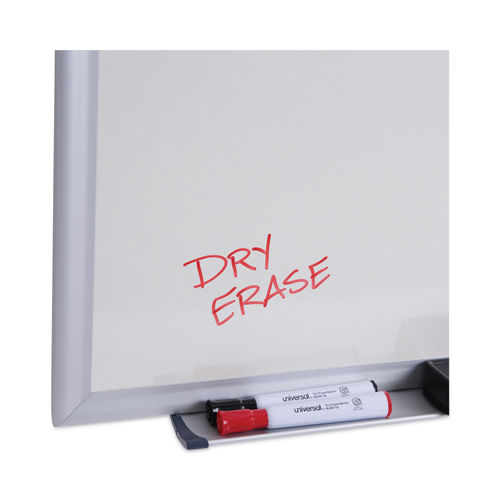 Melamine Dry Erase Board with Aluminum Frame by Universal