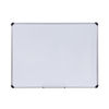 UNV43734 - Magnetic Steel Dry Erase Marker Board, 48 x 36, White Surface, Aluminum/Plastic Frame