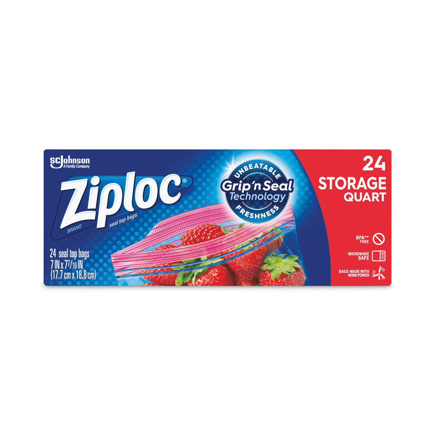 Ziploc Storage 2 Gallon, 12 Ct -  Online Kosher Grocery  Shopping and Delivery Service
