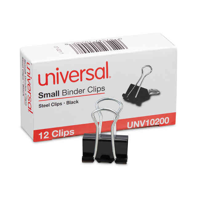 UNV10200 Small Binder Clips by Universal