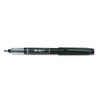 PIL11034 - Bravo! Porous Point Pen, Stick, Bold 1 mm, Black Ink, Black Barrel