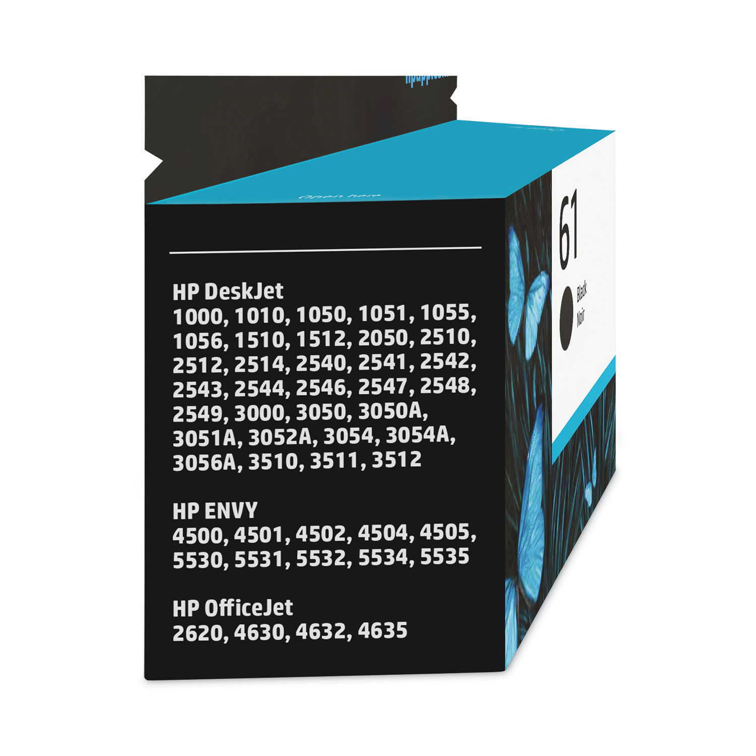 2pk Black Ink for HP 61XL DeskJet 2540 2541 2542 2543 2544 2545 2547  Printer