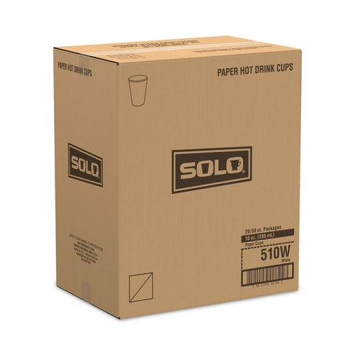 Solo Bistro Design Hot Drink Cups Paper 10 oz 1000-carton