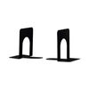 UNV54051 - Economy Bookends, Standard, 4.75 x 5.25 x 5, Heavy Gauge Steel, Black, 1 Pair