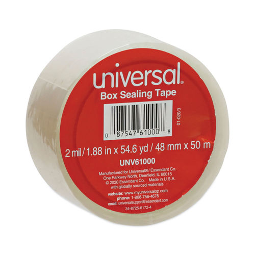 Universal General Purpose Box Sealing Tape, Clear