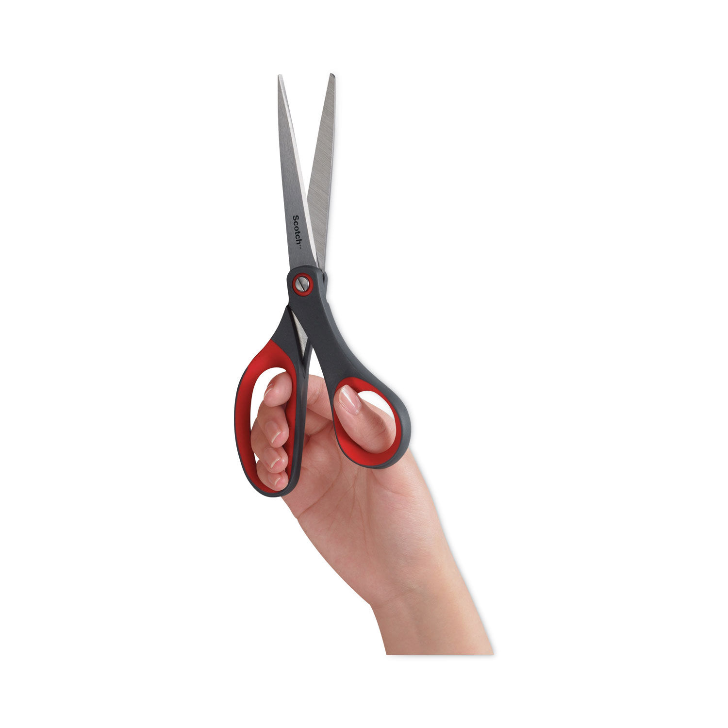 Scotch Precision Scissors 8 Pointed GrayRed - Office Depot