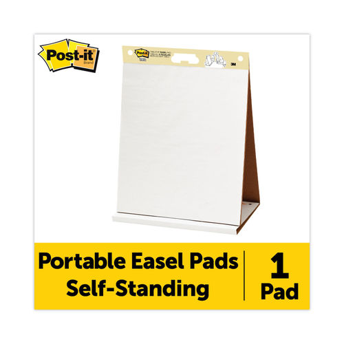 Post it Super Sticky Wall Pad 20 x 23 Plain White Paper 20 Self Stick  Sheets Per Pad - Office Depot