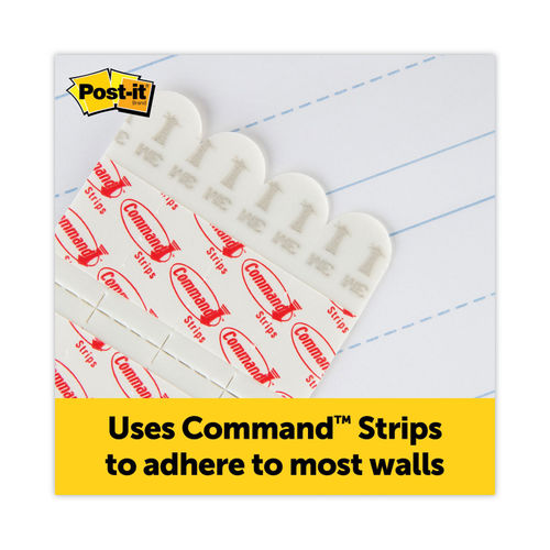 Command Adhesive Easel Back Picture Hanging Strips, White, 5-lbs, 2-pk