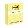 MMM635YW - Original Pads in Canary Yellow, Note Ruled, 3" x 5", 100 Sheets/Pad, 12 Pads/Pack