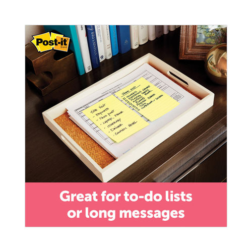 Post-it Notes, 4 in x 6 in, America's #1 Favorite Sticky Notes, Canary  Yellow, 12 Pads/Pack