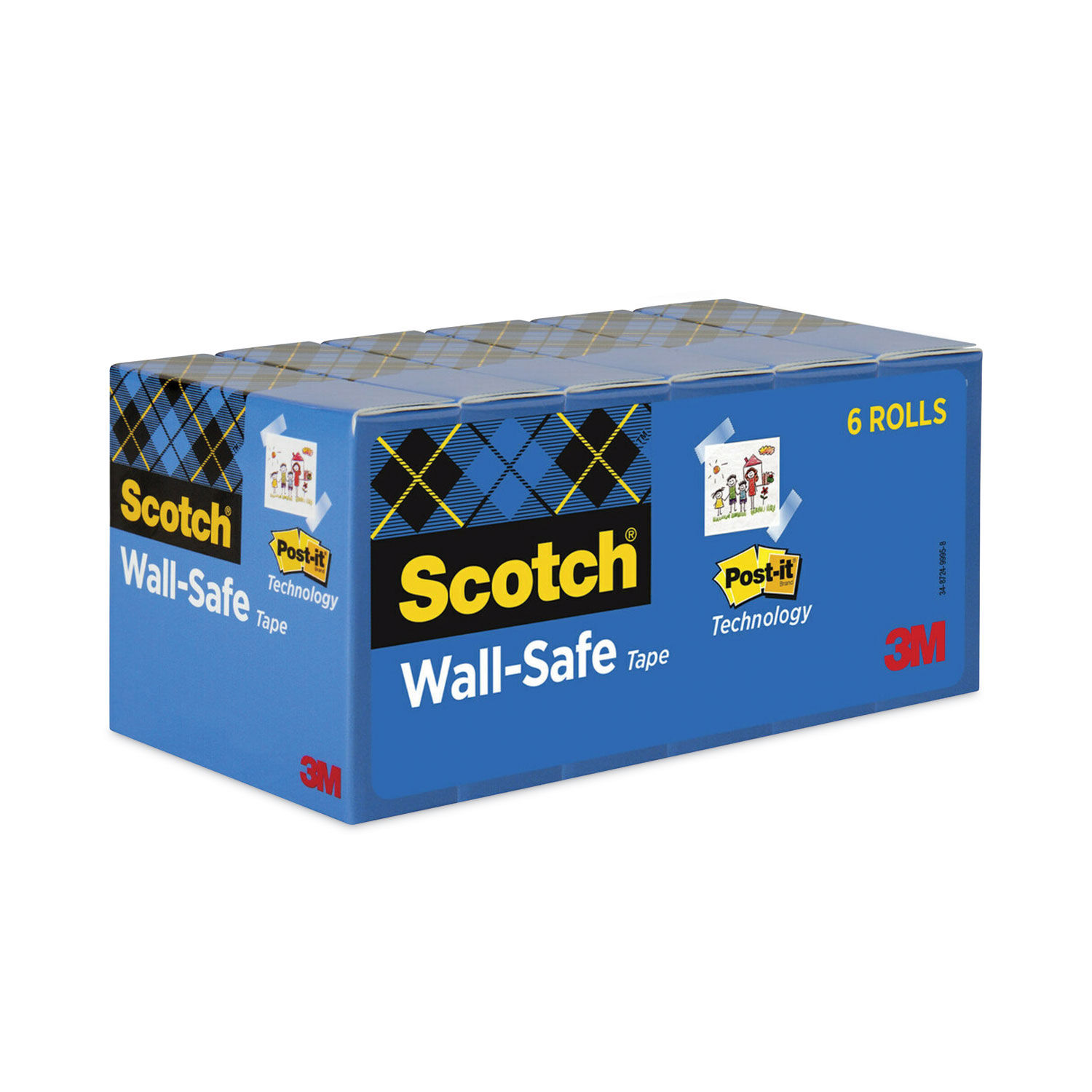 Wall-Safe Tape by Scotch® MMM813S6