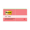 MMM6306AN - Original Pads in Poptimistic Collection Colors, Note Ruled, 3" x 3", 100 Sheets/Pad, 6 Pads/Pack