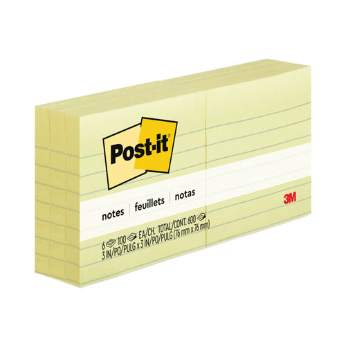 Pads in Canary Yellow by Post-it® Notes Super Sticky MMM65412SSCY