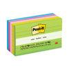 MMM6355AU - Original Pads in Floral Fantasy Collection Colors, Note Ruled, 3" x 5", 100 Sheets/Pad, 5 Pads/Pack