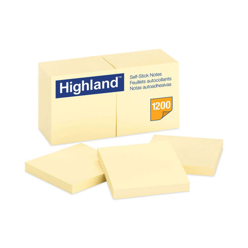 Self-Stick Notes by Highland™ MMM6549YW