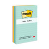 MMM6605PKAST - Original Pads in Beachside Cafe Collection Colors, Note Ruled, 4" x 6", 100 Sheets/Pad, 5 Pads/Pack