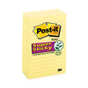 MMM6605SSCY - Pads in Canary Yellow, Note Ruled, 4" x 6", 90 Sheets/Pad, 5 Pads/Pack