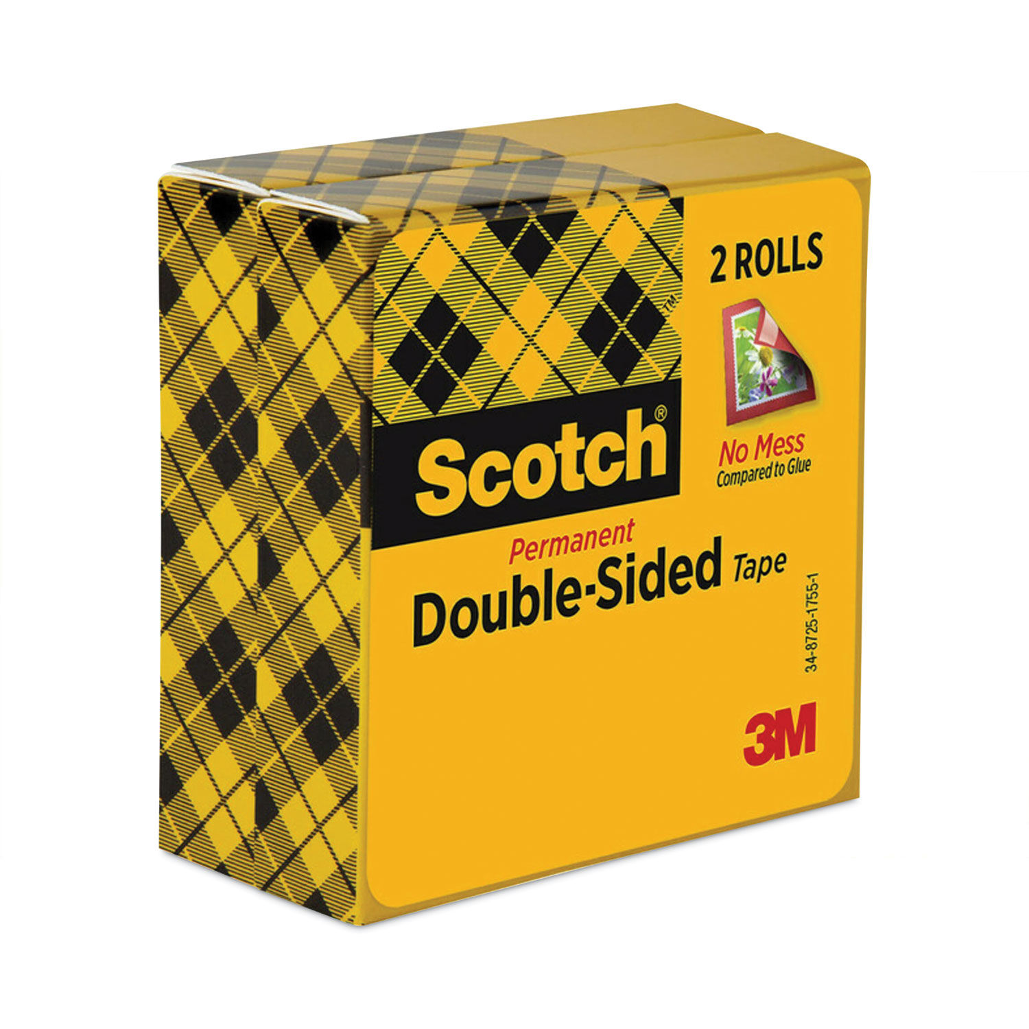 Scotch-brite Scotch Permanent Double-Sided Tape - 1/2W - MMM6656PKC40 