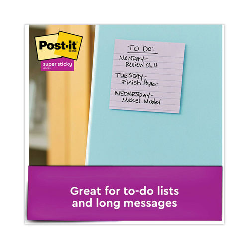 Post-it Super Sticky Recycled Notes - Bali Color Collection - MMM65412SSNRP  