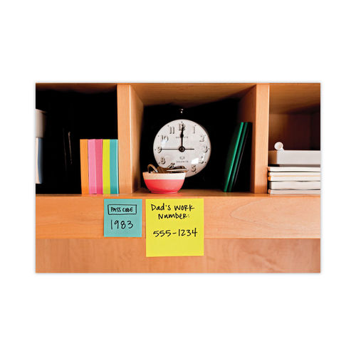 Post-it Notes - Mini Cubes, 2 x 2, Green Wave, 400/Pad - 3 Pads/Pack