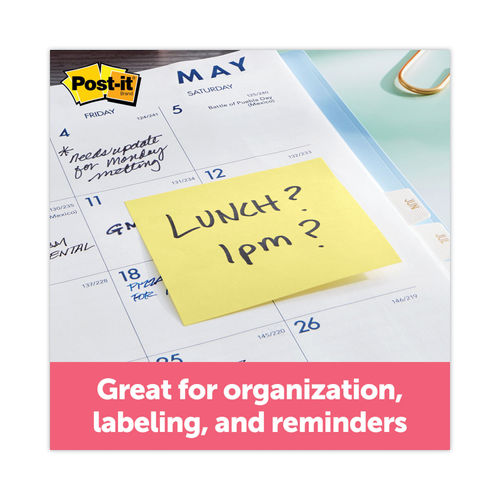 Post-it Original Notes, 5 x 8, Lined, Canary Yellow, 50-Sheet Pads - 2/Pack