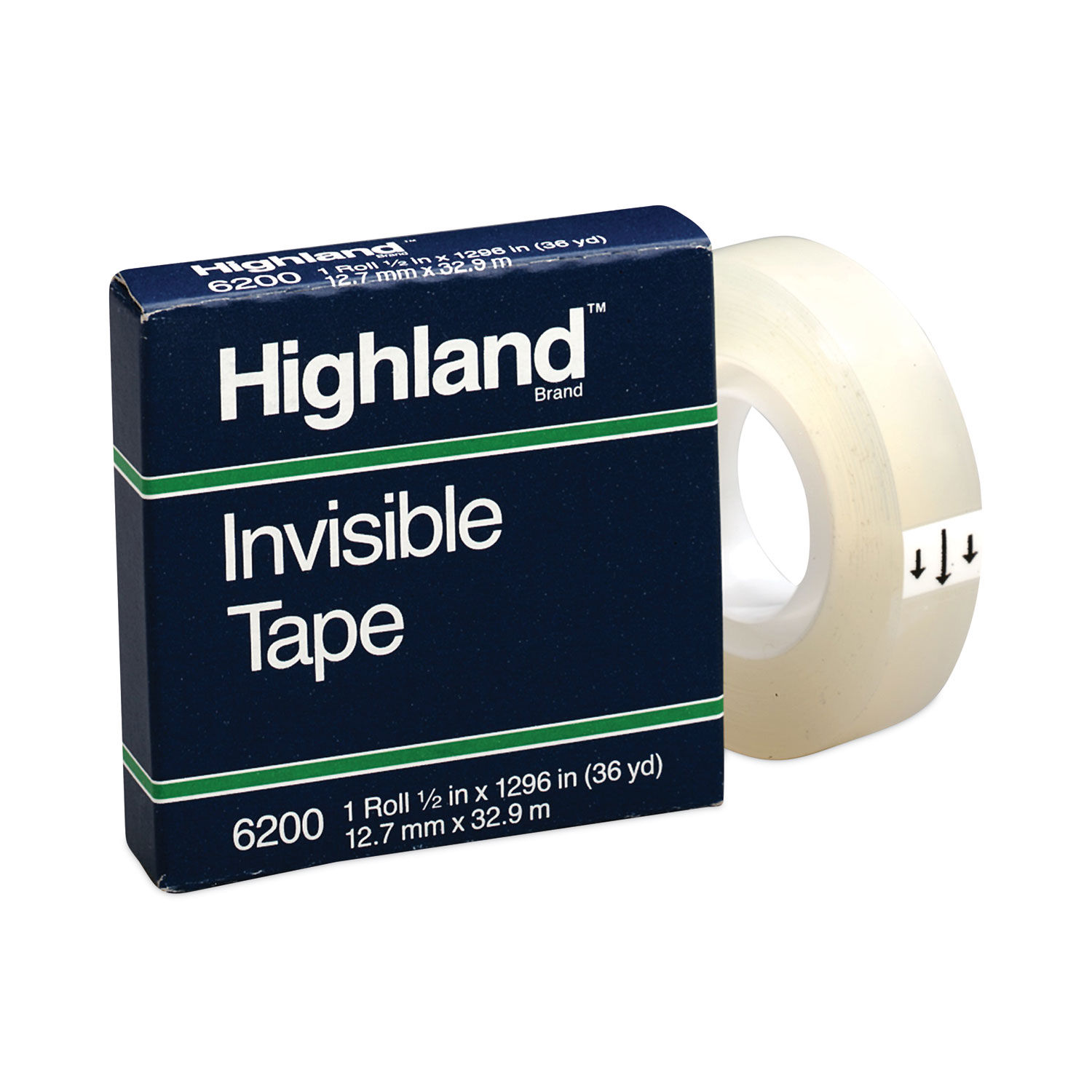 Removable Tape, 1 Core, 0.5 x 36 yds, Transparent - Office Express Office  Products