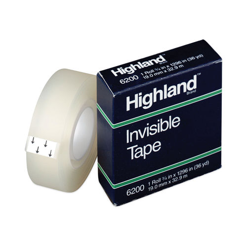 Removable Tape, 1 Core, 0.5 x 36 yds, Transparent - Office Express Office  Products