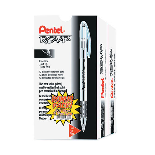 Pentel Sign Pens Fine Point 2.0 mm Black Barrel Black Ink Pack Of 12 Pens -  Office Depot