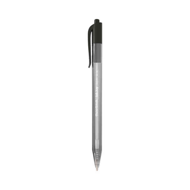 InkJoy 100 RT Ballpoint Pen, Retractable, Medium 1 mm, Black Ink, Smoke/Black Barrel, 20/Pack InkJoy 100 RT Ballpoint Pen, Retractable, Medium 1 mm, Black Ink, Smoke/Black Barrel, 20/Pack