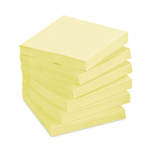 YPO Sticky Notes, Yellow, 50mm x 38mm - Pack of 12 Pads