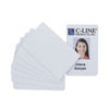 CLI89007 - PVC ID Badge Card, 3.38 x 2.13, White, 100/Pack