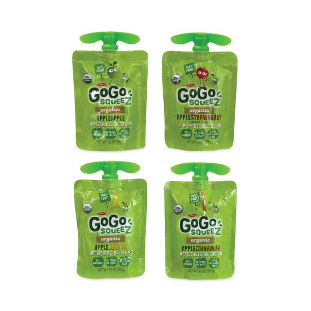 Fruit On The Go, Variety Applesauce, 3.2 oz Pouch, 20/Carton, Ships in 1-3 Business Days Fruit On The Go, Variety Applesauce, 3.2 oz Pouch, 20/Carton, Ships in 1-3 Business Days