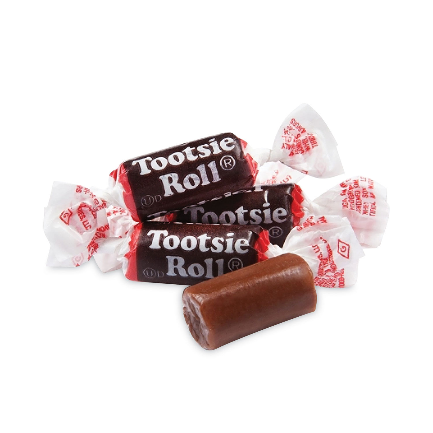 Tootsie Rolls in Small Round Window Tin