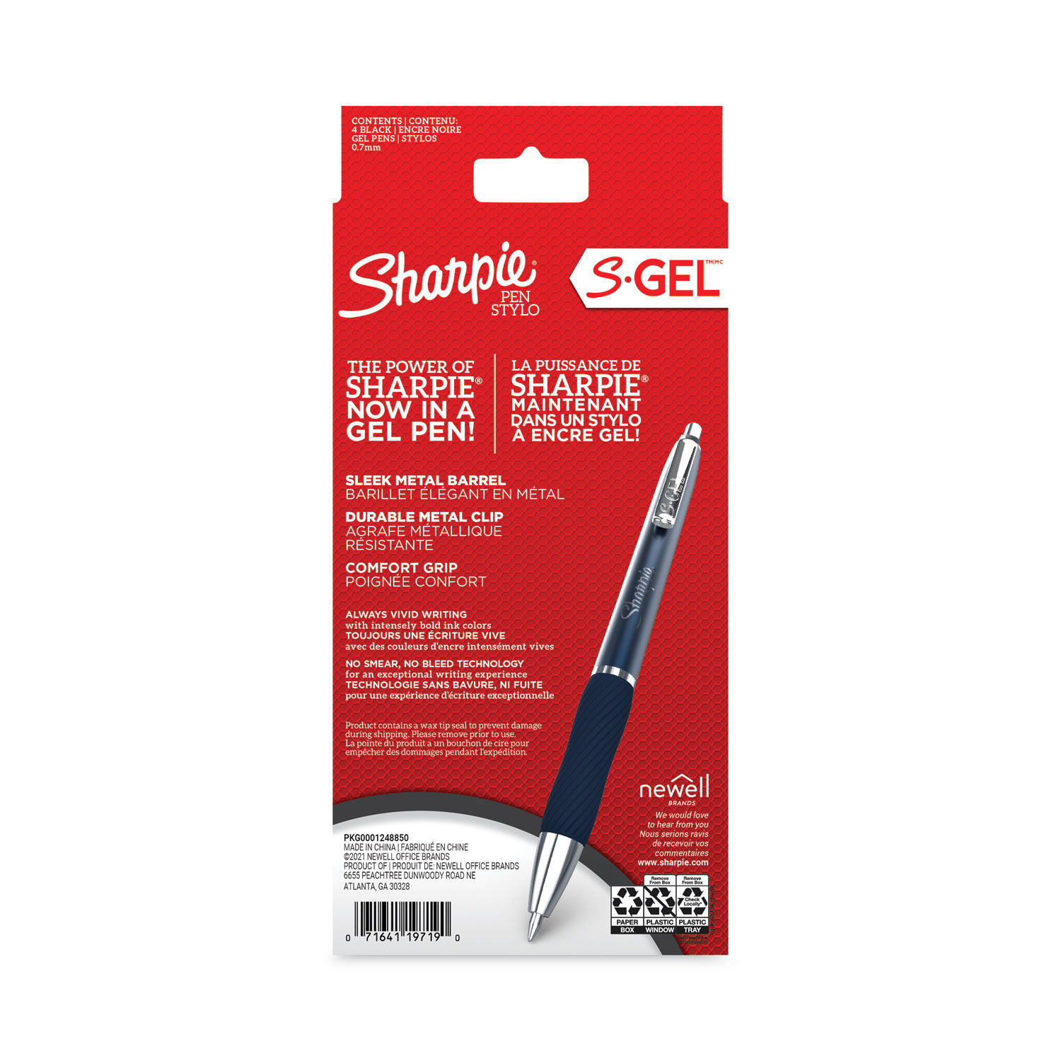 Sharpie S Gel Metal Barrel Gel Pens Medium Point 0.7 mm Champagne Barrel  Black Ink Pack Of 2 Pens - Office Depot