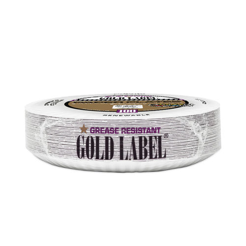 AJM Gold Label Coated Paper Plates 9 Dia White 100/Pack 10 Packs