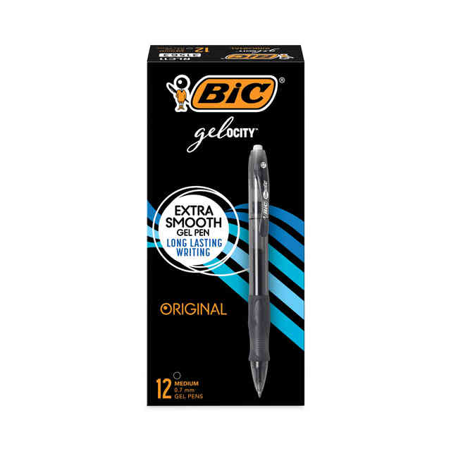 Gel-ocity Gel Pen by BIC® BICRLC11BK | OnTimeSupplies.com