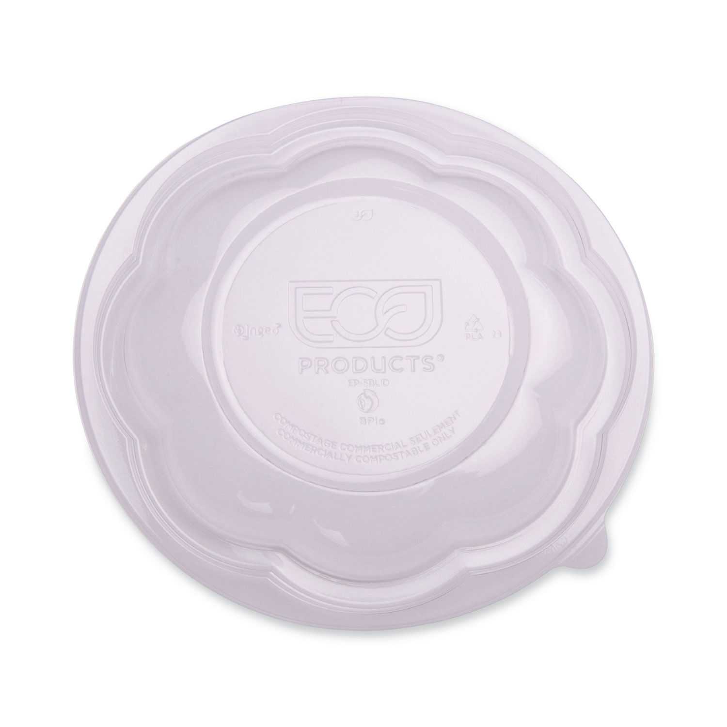 Renewable and Compostable Salad Bowls with Lids by EcoProducts® ECOEPSB24