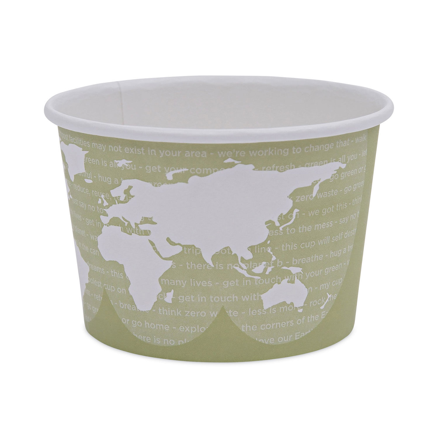 Eco-Products - World Art Renewable & Compostable Food Container - 8oz. Container