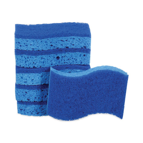 Scotch Brite Sponges, Scrub, Non Scratch, 6 Pack, Cleaning