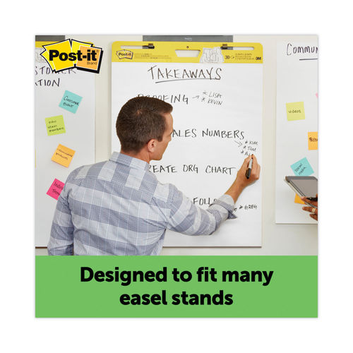 Buy Post-it 25 x 30 White Self-Stick Easel Pad