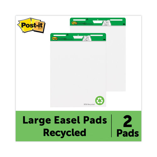 Post-it Super Sticky Easel Pads, White, 25 x 30 - 2 pack