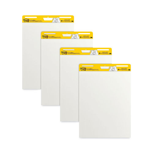 3 Pads Post-it Super Sticky Tabletop Easel Pad 20 x 23 White, 20  Sheets/Pad