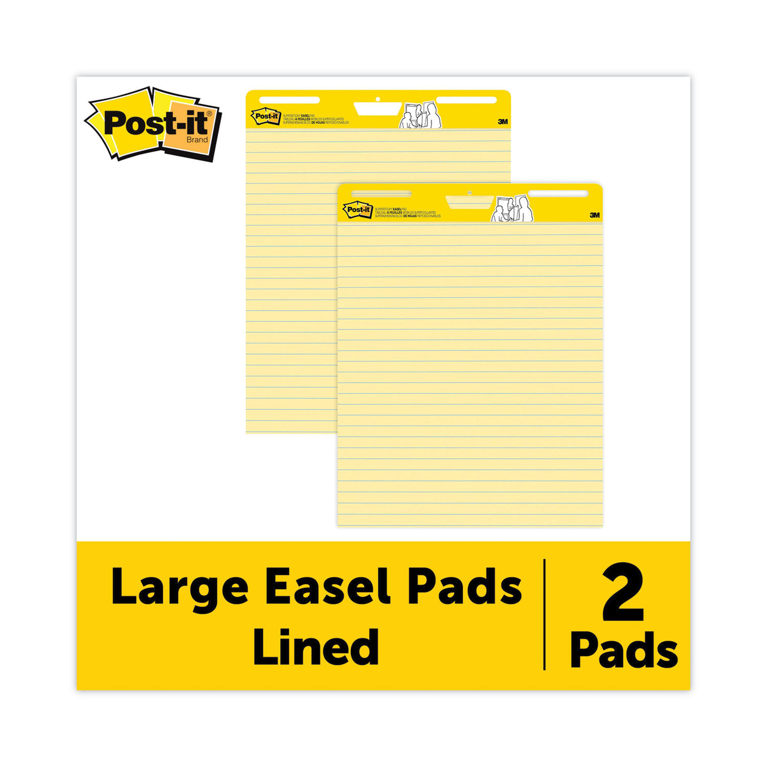 Self Stick Table top Easel Pad Super Sticky, 25 x 30 Inches, 30