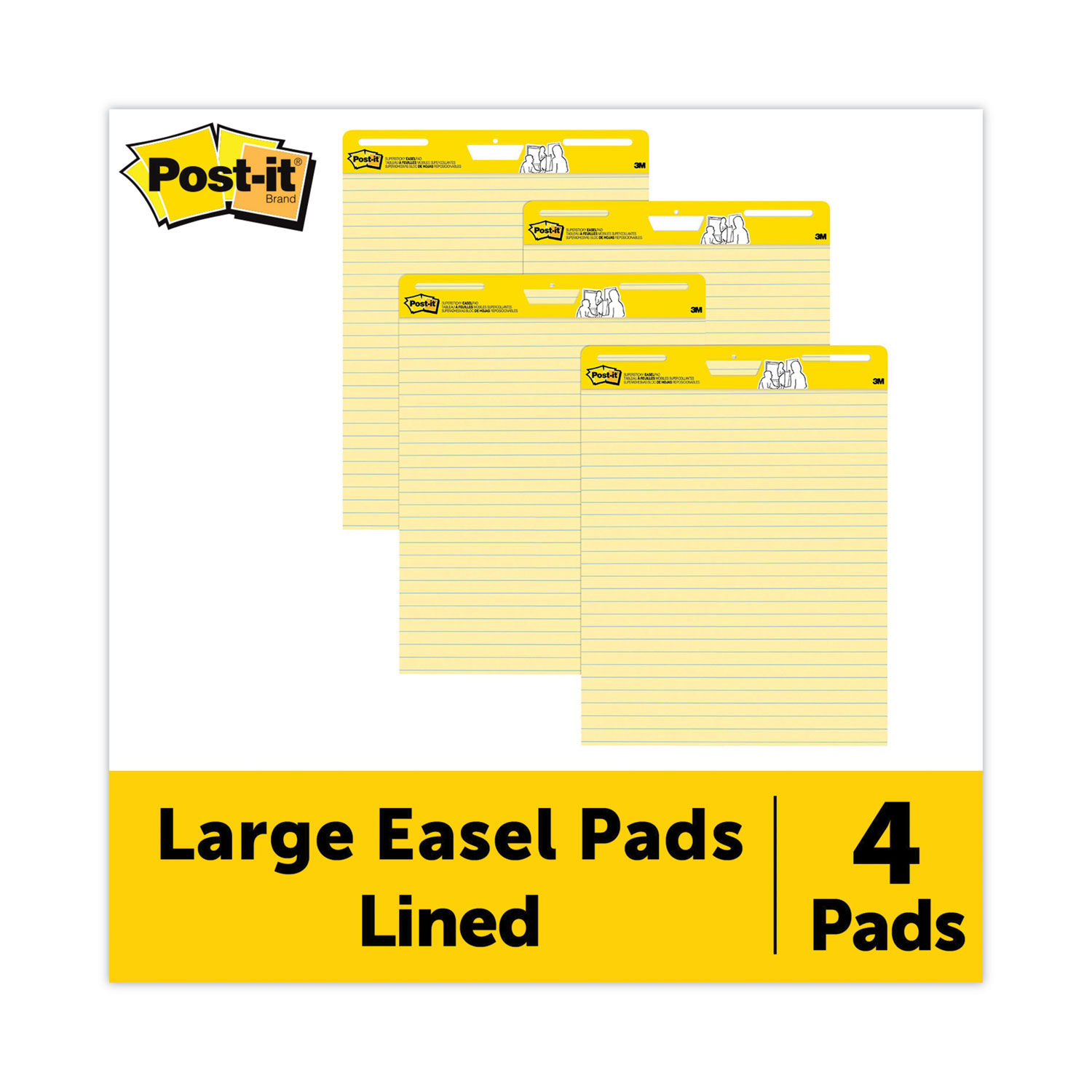 Vertical-Orientation Self-Stick Easel Pad Value Pack by Post-it