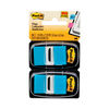 MMM680BB2 - Standard Page Flags in Dispenser, Bright Blue, 50 Flags/Dispenser, 2 Dispensers/Pack