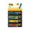 MMM684SD - Arrow Message 0.5" Page Flags, Sign and Date, 4 Primary Colors, 20 Flags/Dispenser, 4 Dispensers/Pack