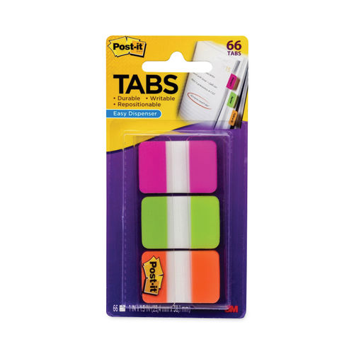 1 Plain Solid Color Tabs by Post-it® Tabs MMM686PGO