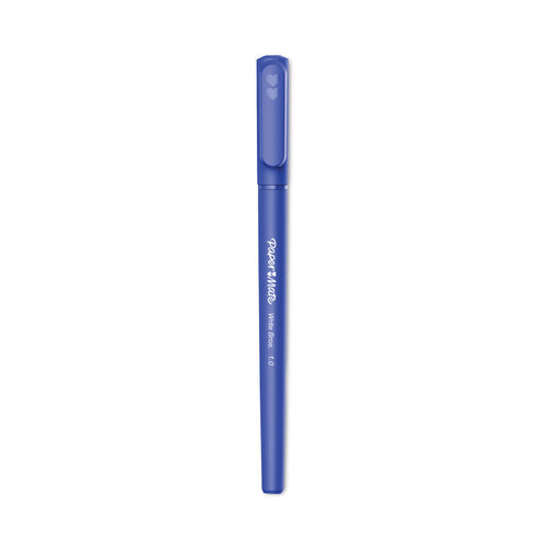 Paper Mate 3311131C Write Bros Blue Ink with Blue Barrel 1mm Ballpoint  Stick Pen - 12/Pack