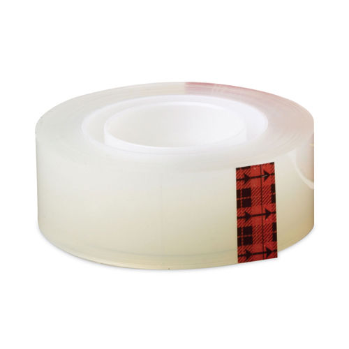 Scotch Wall-Safe Tape, Clear, 3/4 in. x 500 in., 1 Dispenser